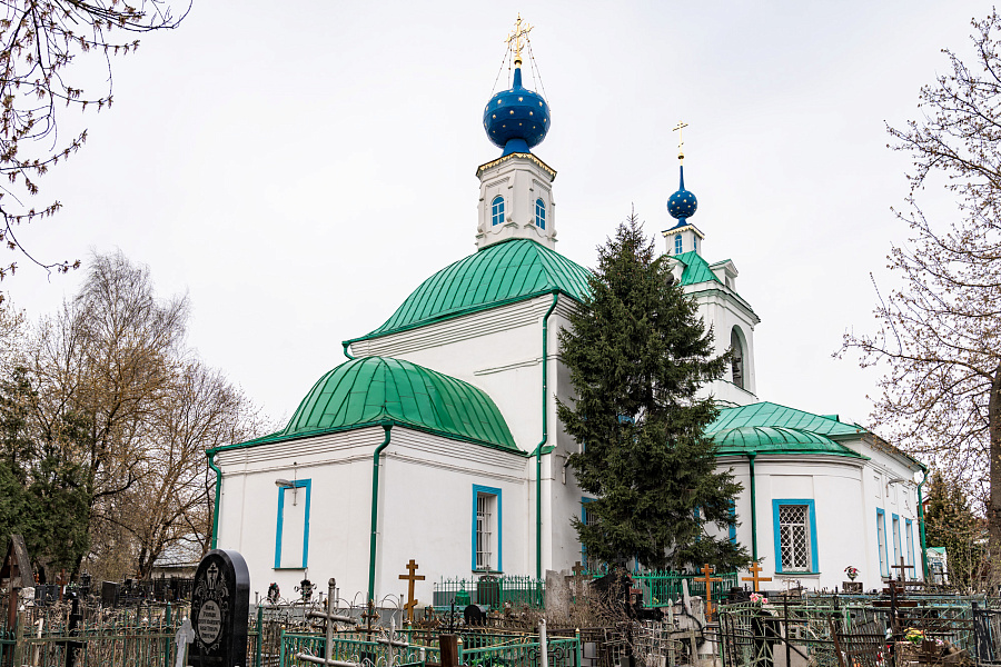 Божественная литургия в Успенском храме села Жилино г.о. Люберцы